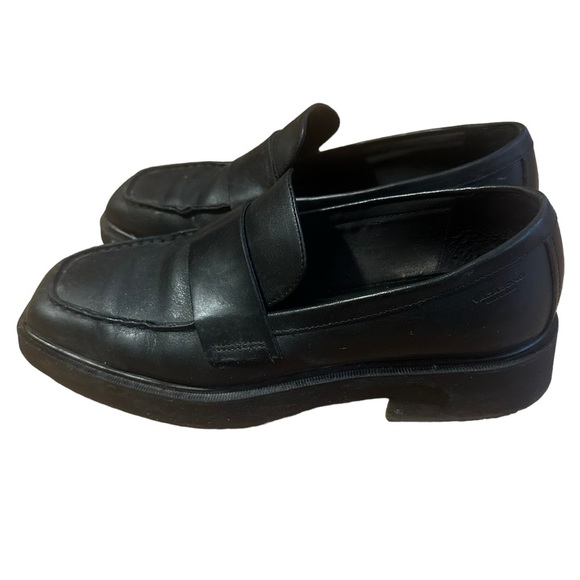 Vegabond Dorah Black Leather Loafers Size 40 - Picture 2 of 4